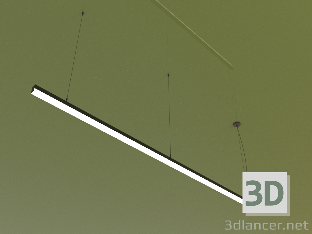 3D Modell Beleuchtungskörper LINEAR P4326 (2000 mm) - Vorschau