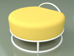 Pouf di Varya Schuka (giallo senape)