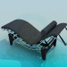 3d model Sunbed with roller under neck - preview