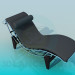 3d model Sunbed with roller under neck - preview