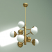 3d model Ceiling lamp Italian Globe 9 lights - preview