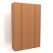 3D Modell Kleiderschrank MW 01 Holz (1800x600x2800, Holz rot) - Vorschau