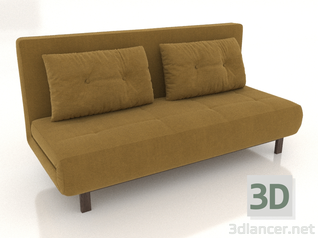 3D Modell Schlafsofa Doris (gelb) - Vorschau