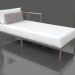 3d model Sofa module, section 2 right (Quartz gray) - preview