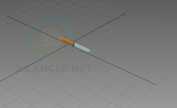 3D Modell LowPoly-Messer - Vorschau