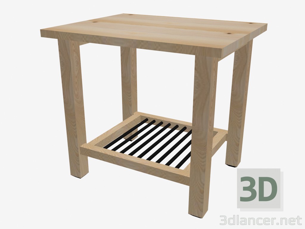 3D Modell Nachttisch - Vorschau