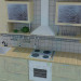 3d model Cocina - vista previa