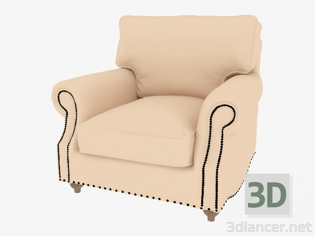 modèle 3D Fauteuil 38 Cambridge - preview