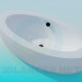 Modelo 3d Banheira oval - preview