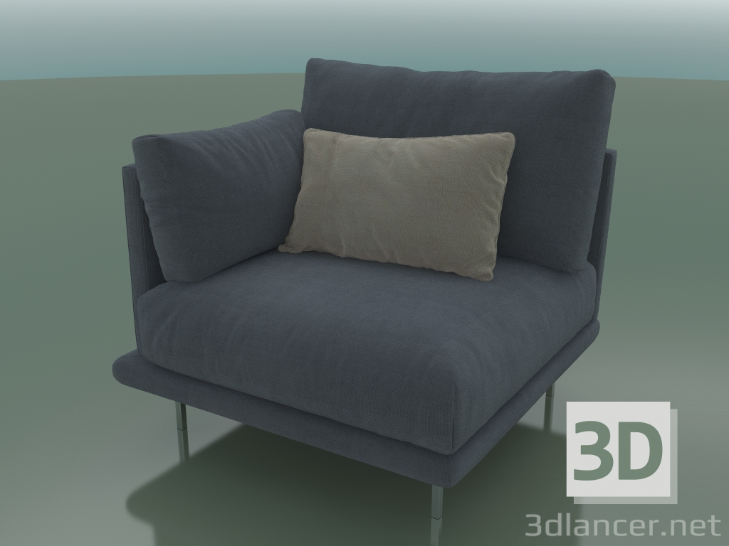 3d model Alfinosa armrest module (1000 x 1000 x 730, 100AL-100-AL / S) - preview