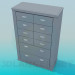 3d model High cabinet with drawers - preview