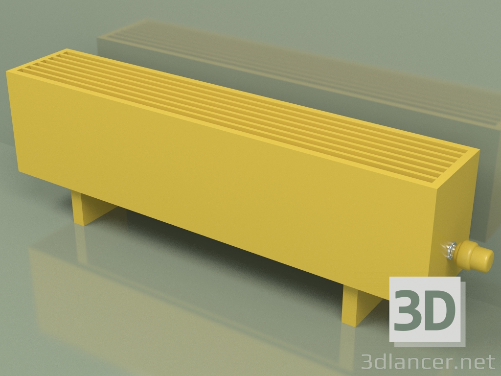 3d model Convector - Aura Basic (240x1000x186, RAL 1012) - vista previa