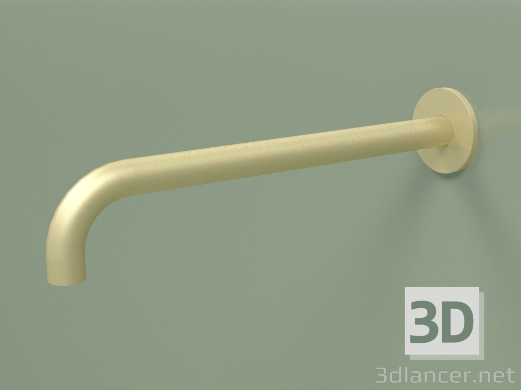 3d model Caño de pared 90 ° Lmax 300mm (BC013, OC) - vista previa