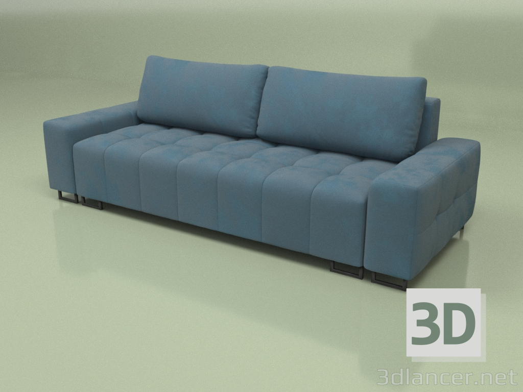 Modelo 3d Sofá dobrável Byron (azul escuro) - preview