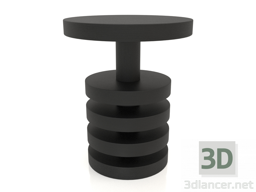 Modelo 3d Mesa de centro JT 04 (D=450x550, madeira preta) - preview