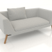 3D Modell 2-Sitzer-Sofa (Holzbeine) - Vorschau