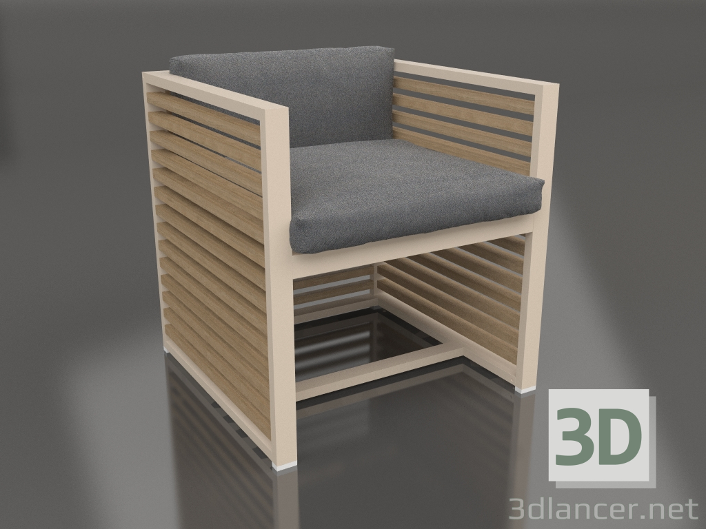 modèle 3D Chaise (Sable) - preview