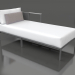 3d model Sofa module, section 2 right (Anthracite) - preview