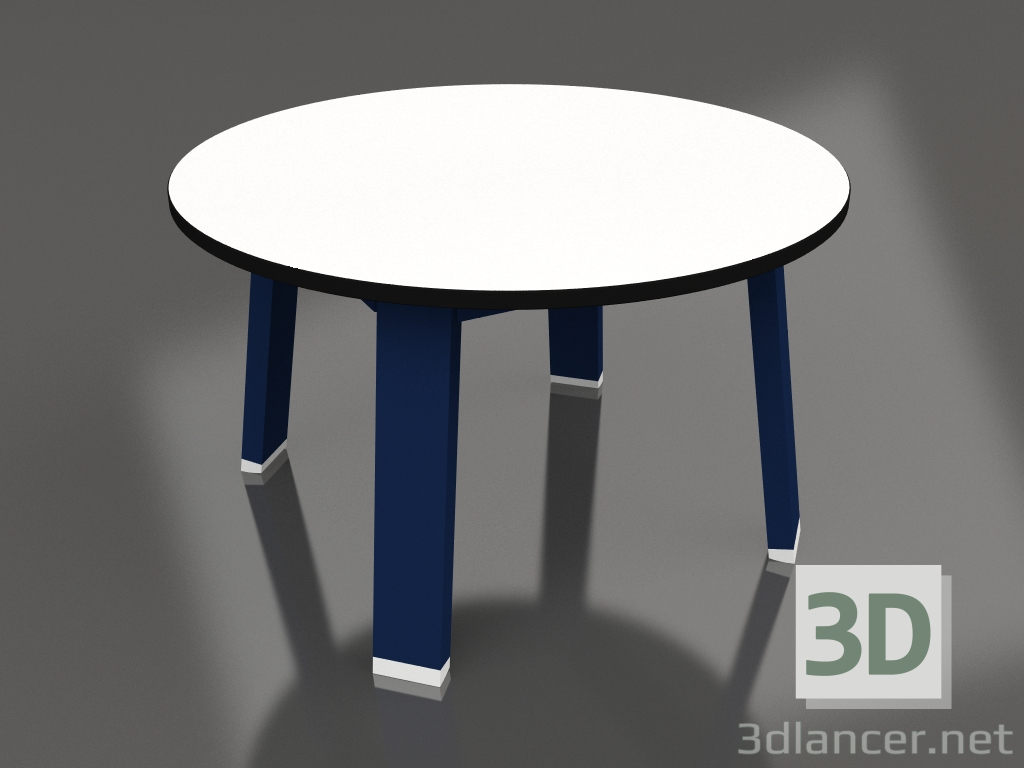 modello 3D Tavolino rotondo (Blu notte, Fenolico) - anteprima