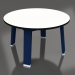 modèle 3D Table d'appoint ronde (Bleu nuit, Phénolique) - preview