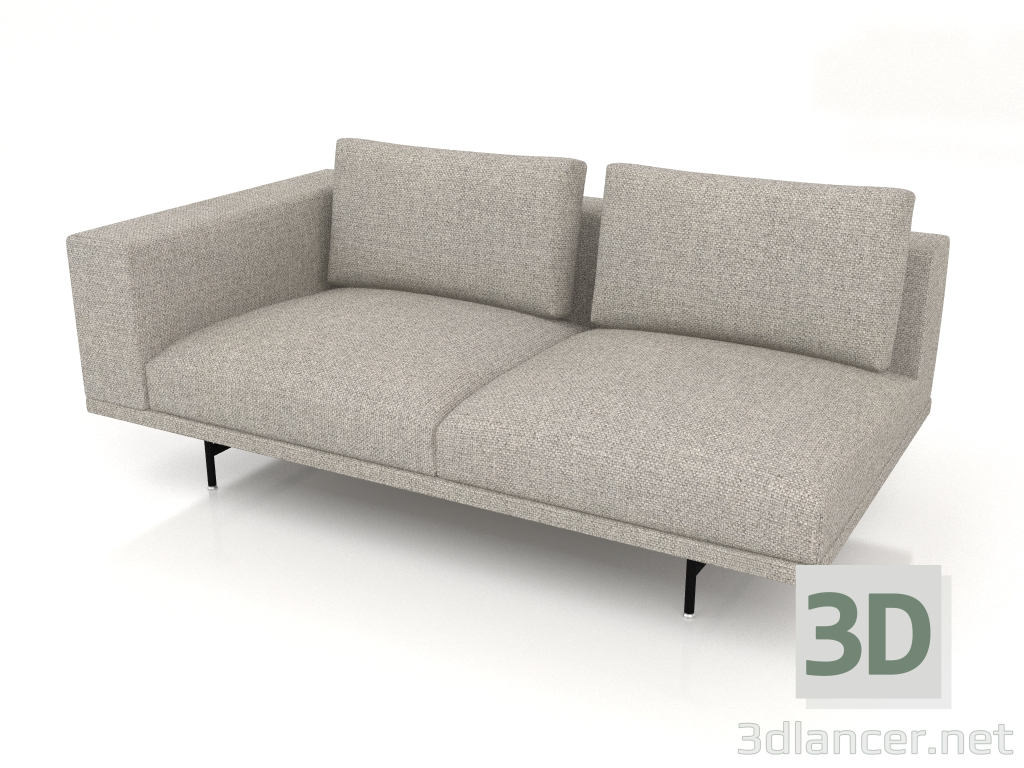 3d модель Диван модуль Loft VIPP610 (левый) – превью