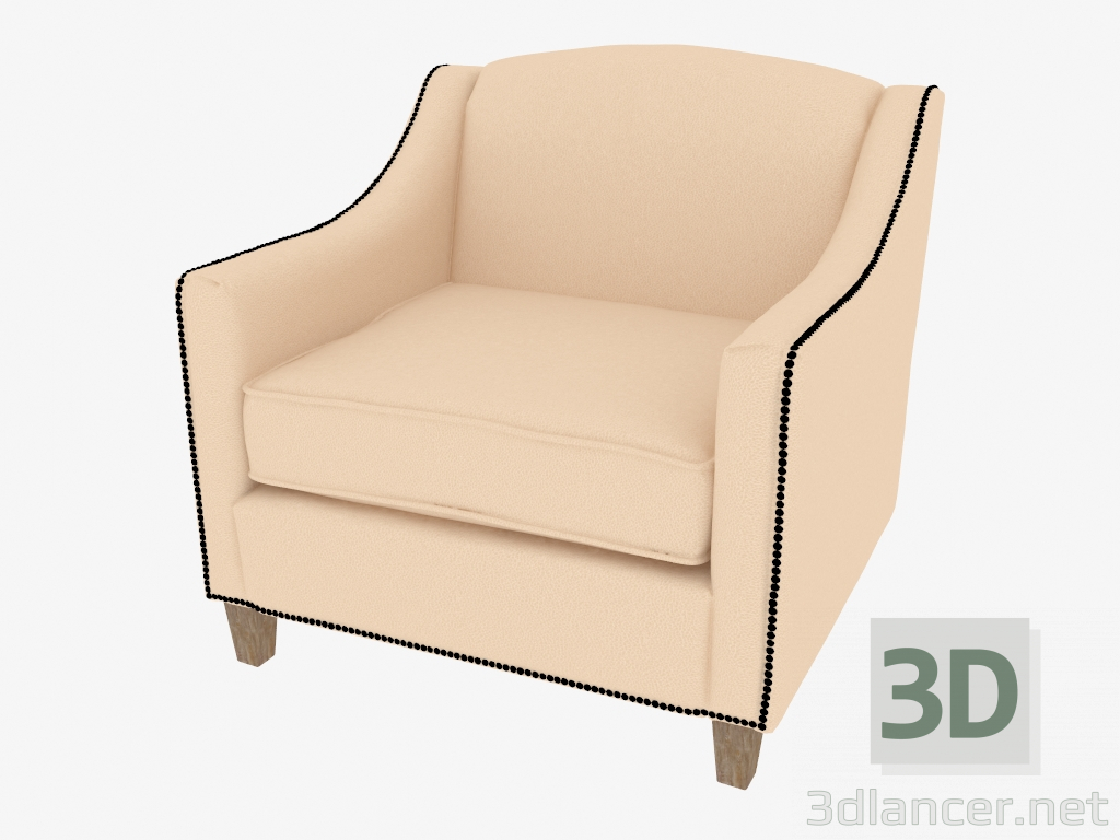 3d model Armchair 52 Rockford - preview