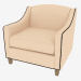 3d model Armchair 52 Rockford - preview