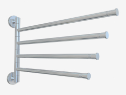 Soporte para toallas rotativas VEER-4 (L 425)