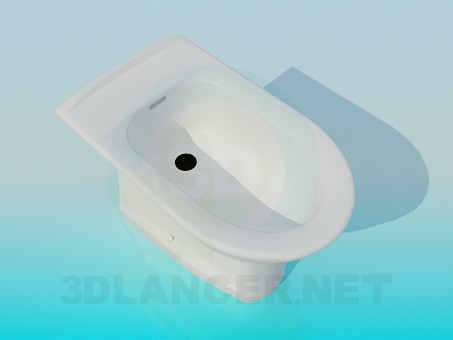 3D Modell Bidet - Vorschau