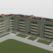 3d Five-story building of a series 114-86 of Troitsk Deribas 40 model buy - render