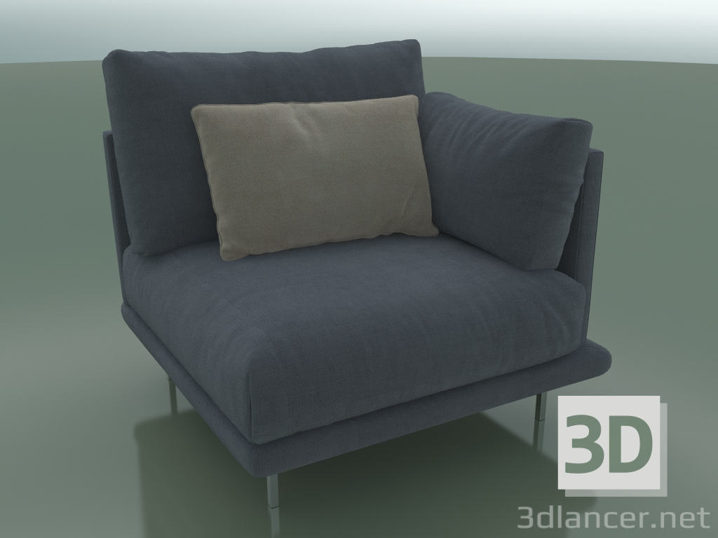 modello 3D Modulo braccioli Alfinosa (1000 x 1000 x 730, 100AL-100-AR / S) - anteprima