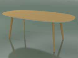 Table ovale 3507 (H 74 - 200x110 cm, M02, Chêne naturel, option 2)