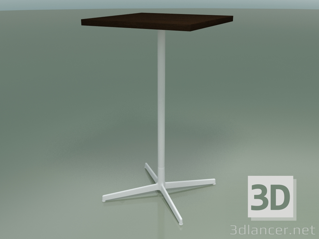 3d model Mesa cuadrada 5568 (H 105.5 - 60x60 cm, Wenge, V12) - vista previa