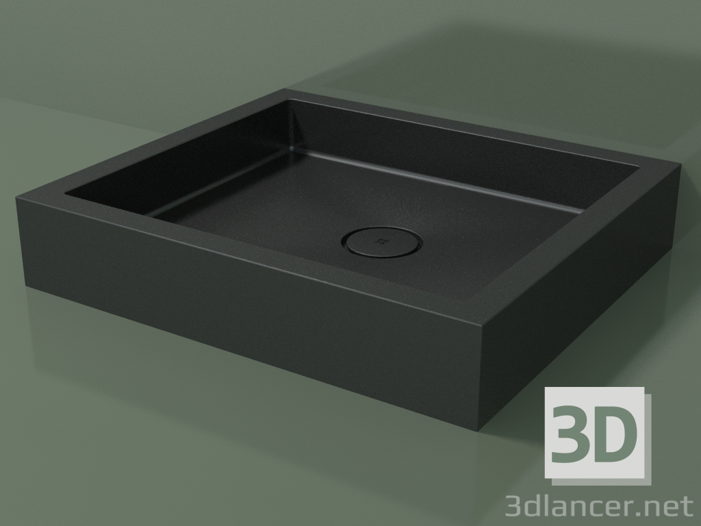 3d model Shower tray Alto (30UA0117, Deep Nocturne C38, 80x70 cm) - preview