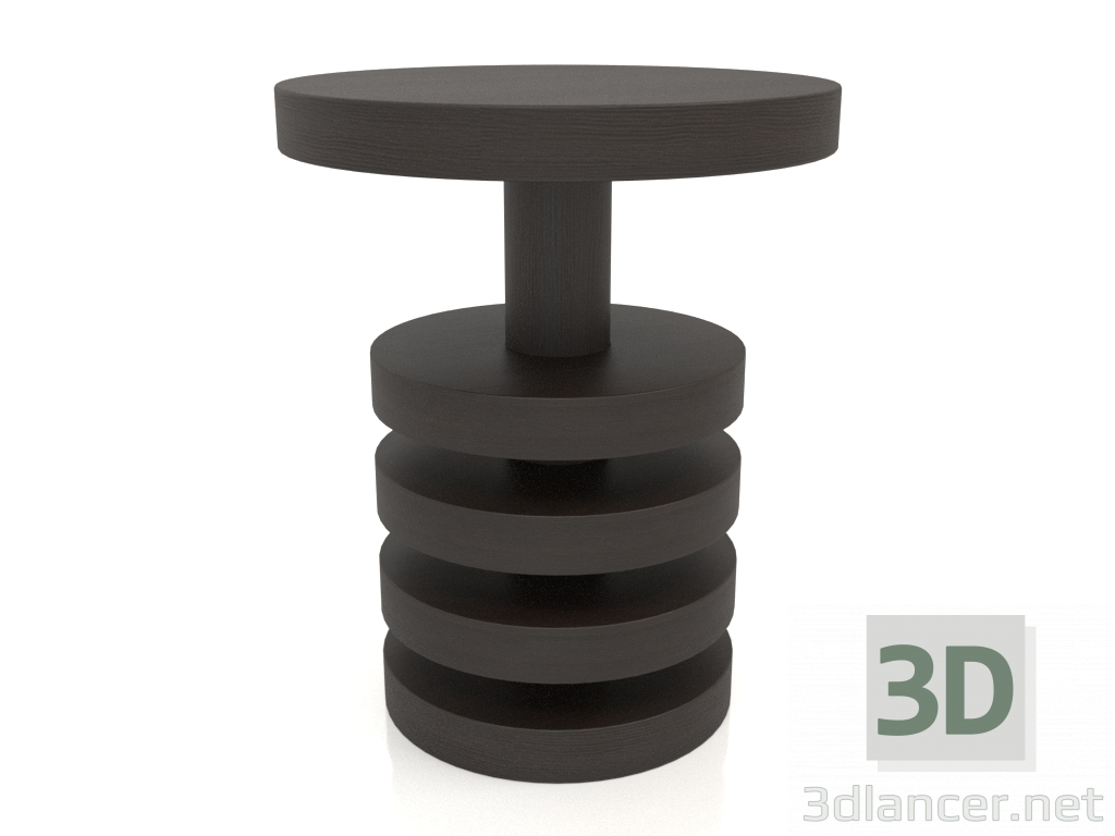 Modelo 3d Mesa de centro JT 04 (D=450x550, madeira marrom escuro) - preview