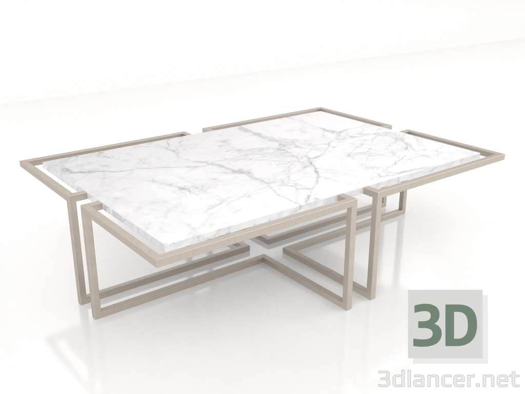 3d model Mesa de centro grande (C348) - vista previa