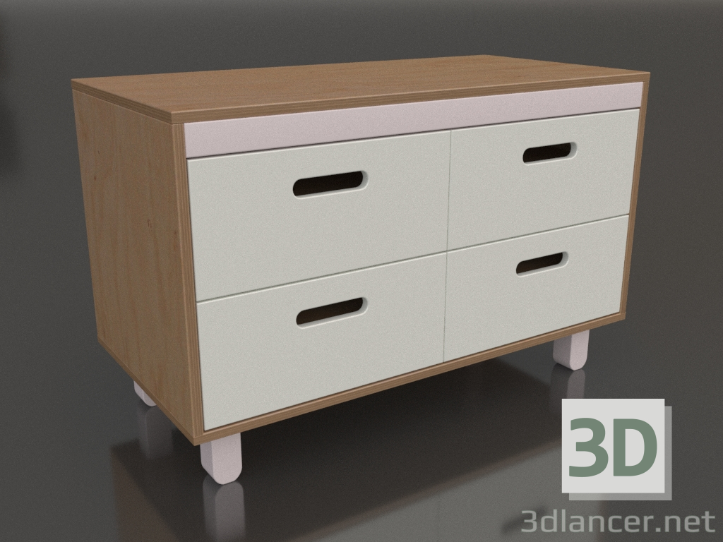 modèle 3D Commode TUNE E (DPTEAA) - preview