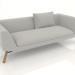 3d model 2.5 seater sofa (wooden legs) - preview