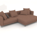 3D Modell Carol Sofa 3060 x 1080 (Bengasi 10) - Vorschau