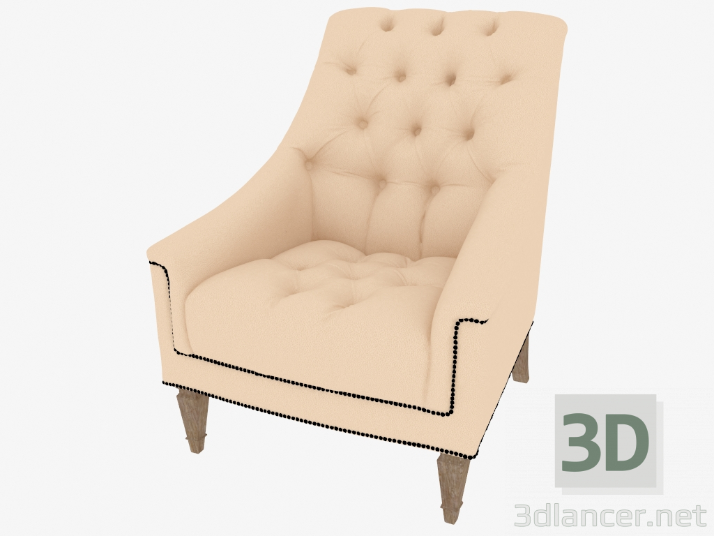 3 डी मॉडल Armchair 53 लालित्य - पूर्वावलोकन