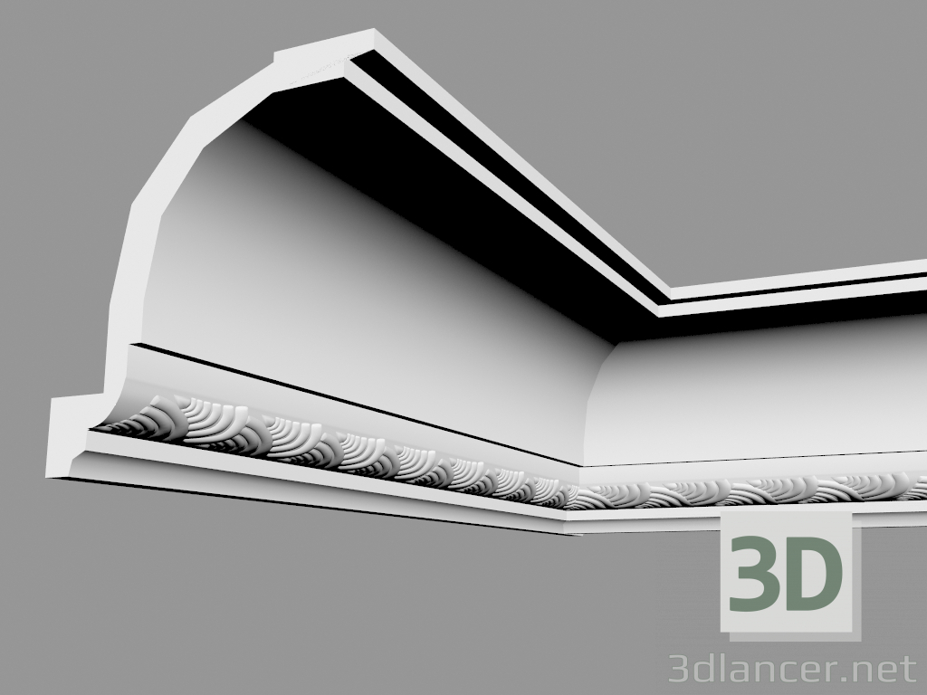 Modelo 3d Cornija C402 (10,7 x 9,4 cm) - preview