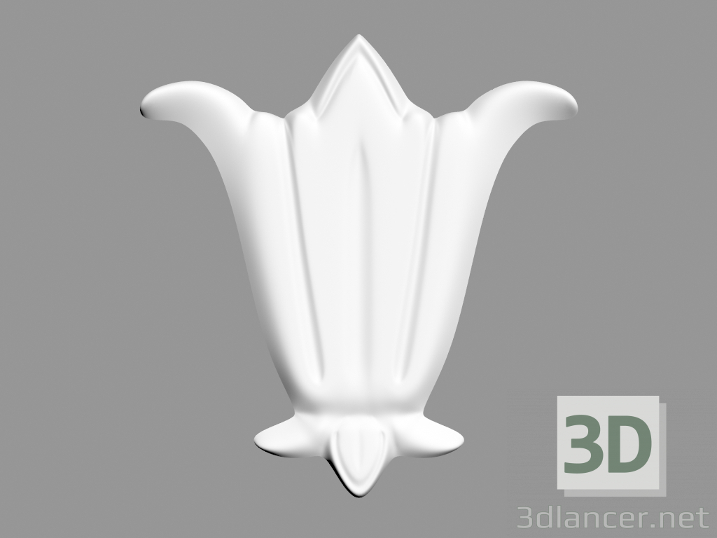 Modelo 3d Decoração de parede (F3) - preview