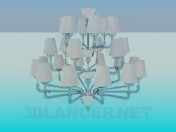 A large chandelier