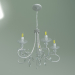 Modelo 3d Candelabro suspenso Alexandria 60057-5 (branco com prata) - preview