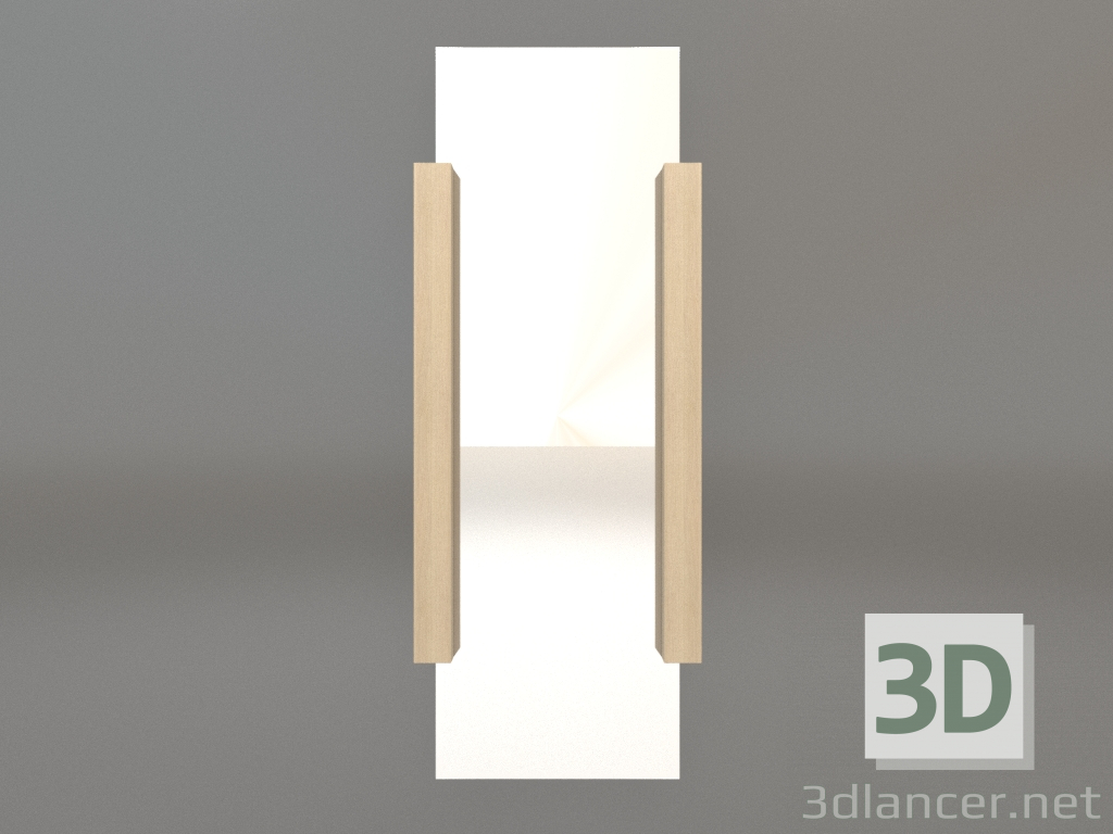 modèle 3D Miroir ZL 07 (575х1500, bois blanc) - preview