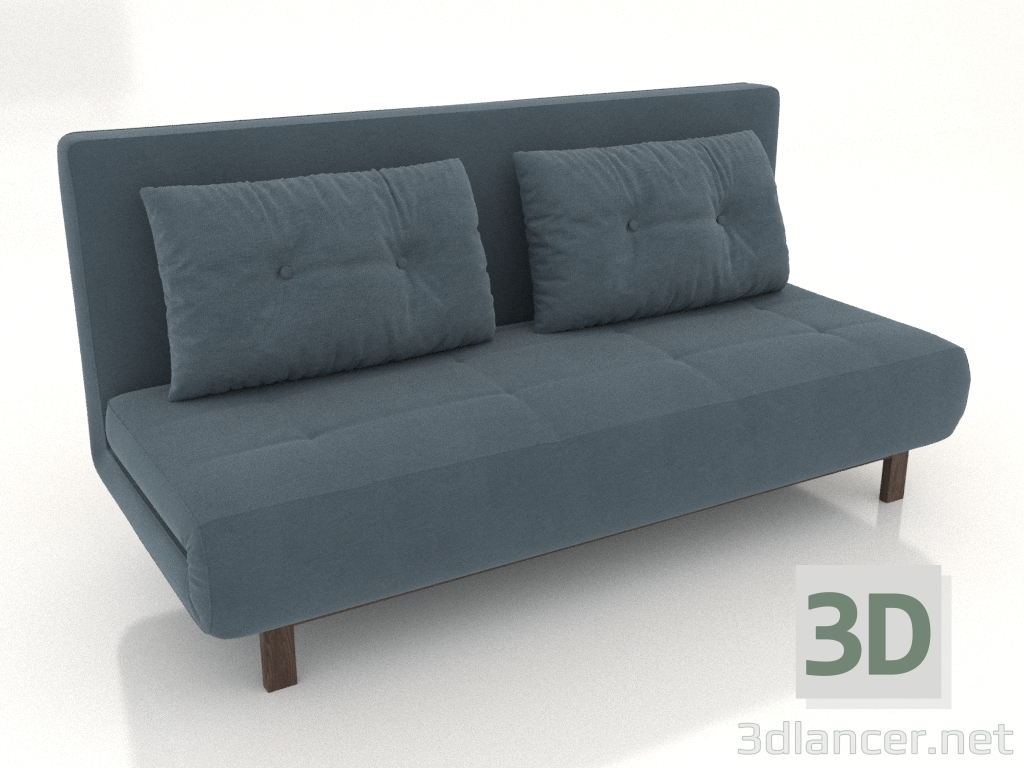 3d model Sofá cama Doris (azul cielo) - vista previa