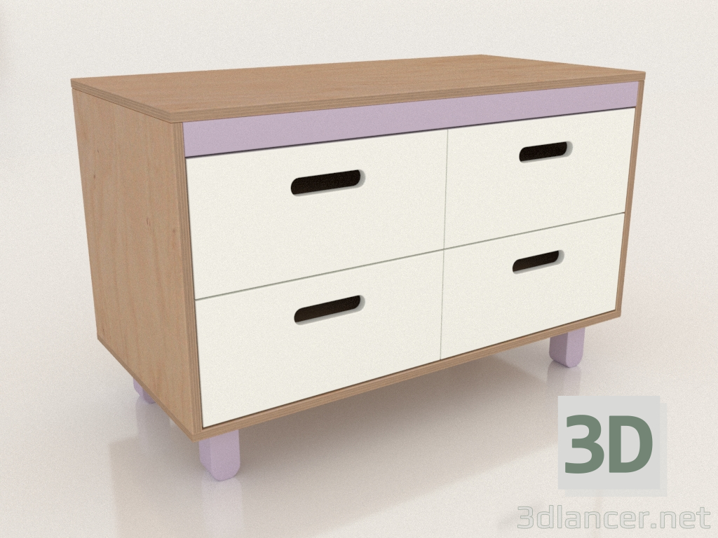 3d model Cajonera TUNE E (DRTEAA) - vista previa