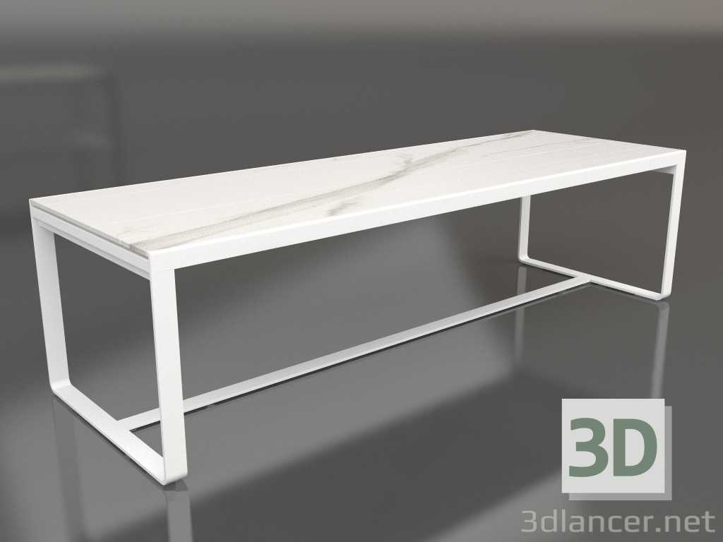 3d model Mesa de comedor 270 (DEKTON Aura, Blanco) - vista previa