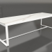 3d model Dining table 270 (DEKTON Aura, White) - preview