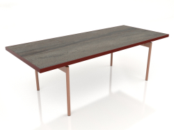 Table à manger (Rouge vin, DEKTON Radium)